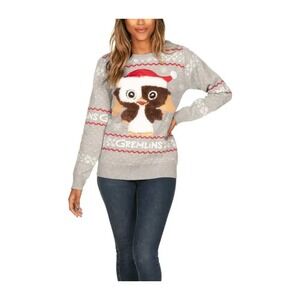 Tipsy Elves Gray Gremlins Holiday Sweater